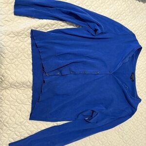 Lands' End Vibrant Blue Sweater